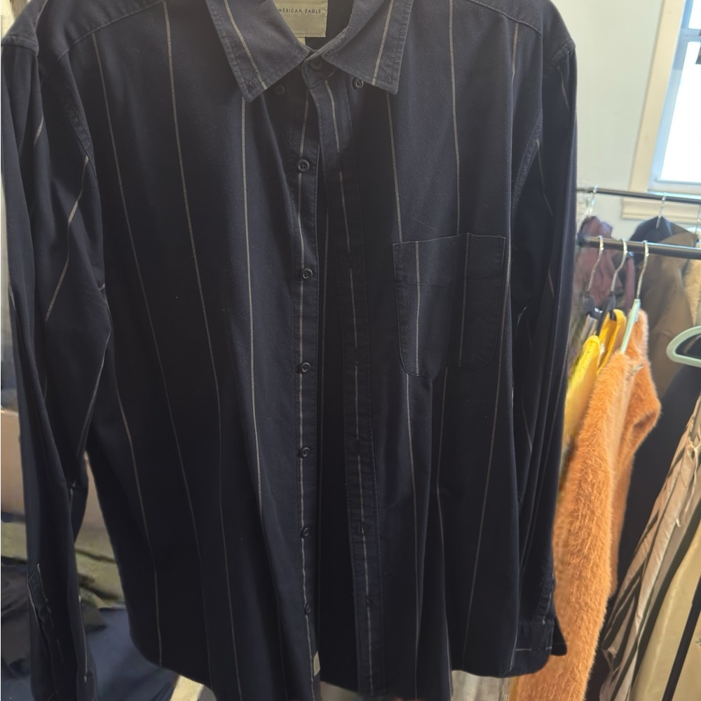 American Eagle Outfitters Navy Shirt